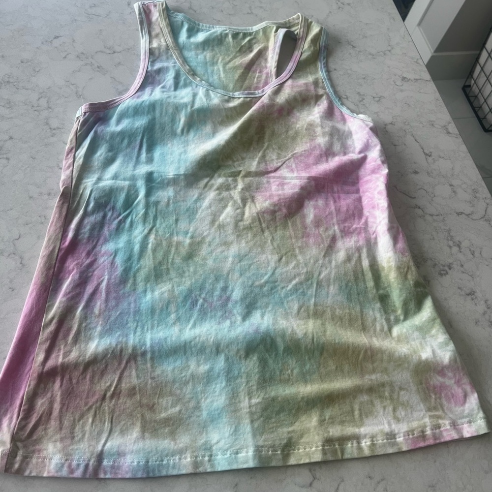 Imily bela Multicolor Tie-Dye Women's racerback Tank Top